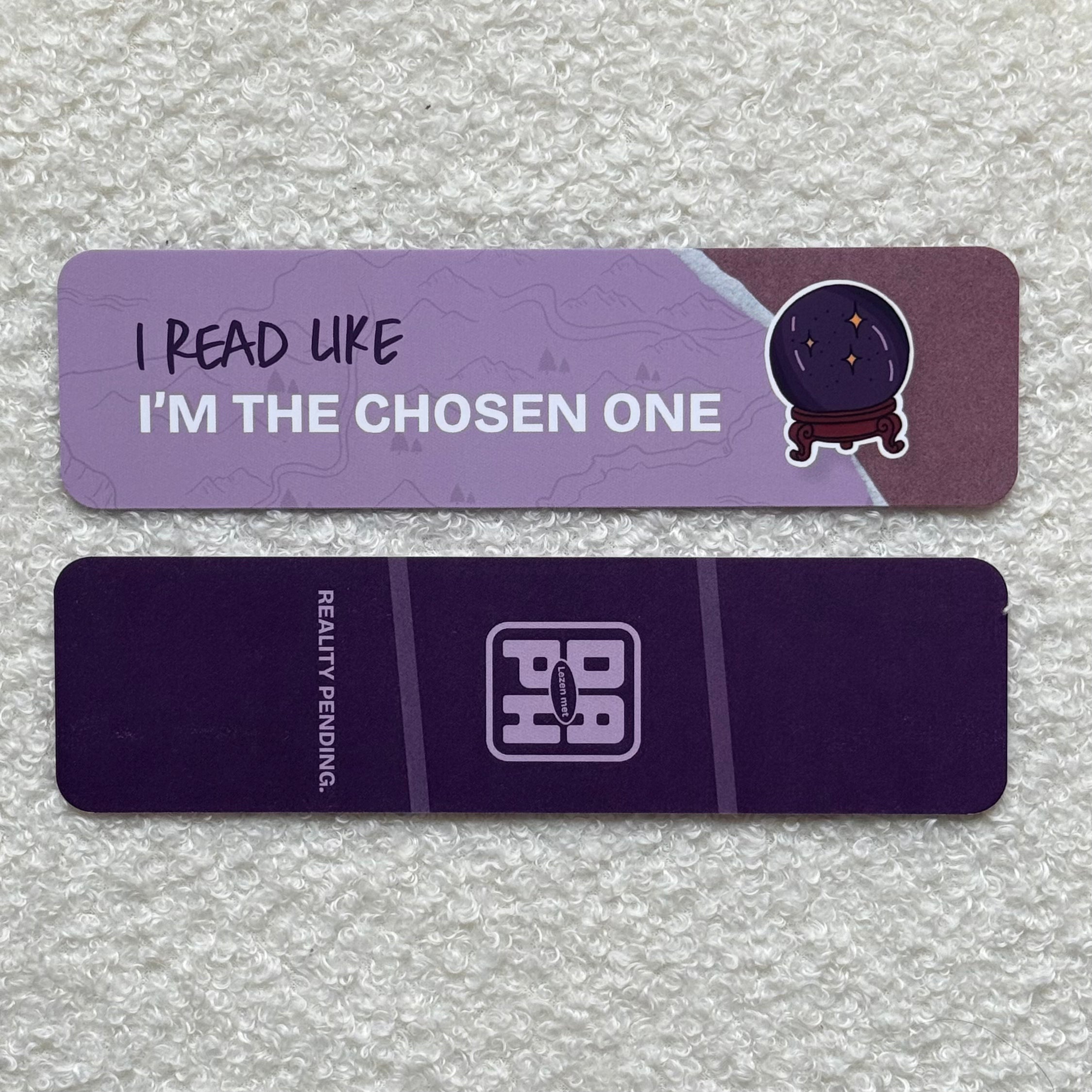 Boekenlegger - I read like I'm the chosen one